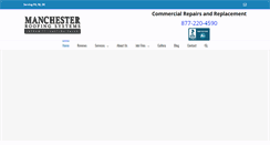Desktop Screenshot of manchesterroofingsystems.com
